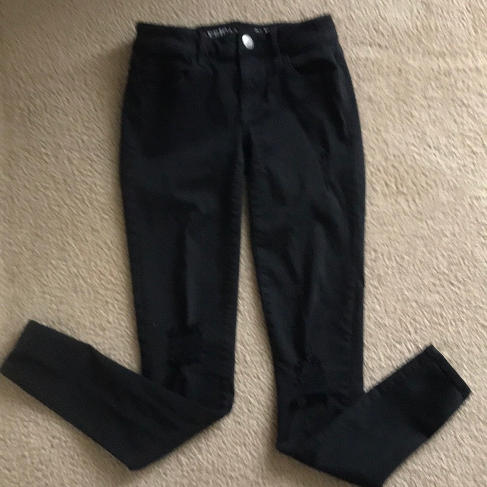 American Eagle Outfitters Black Straight Leg Pants